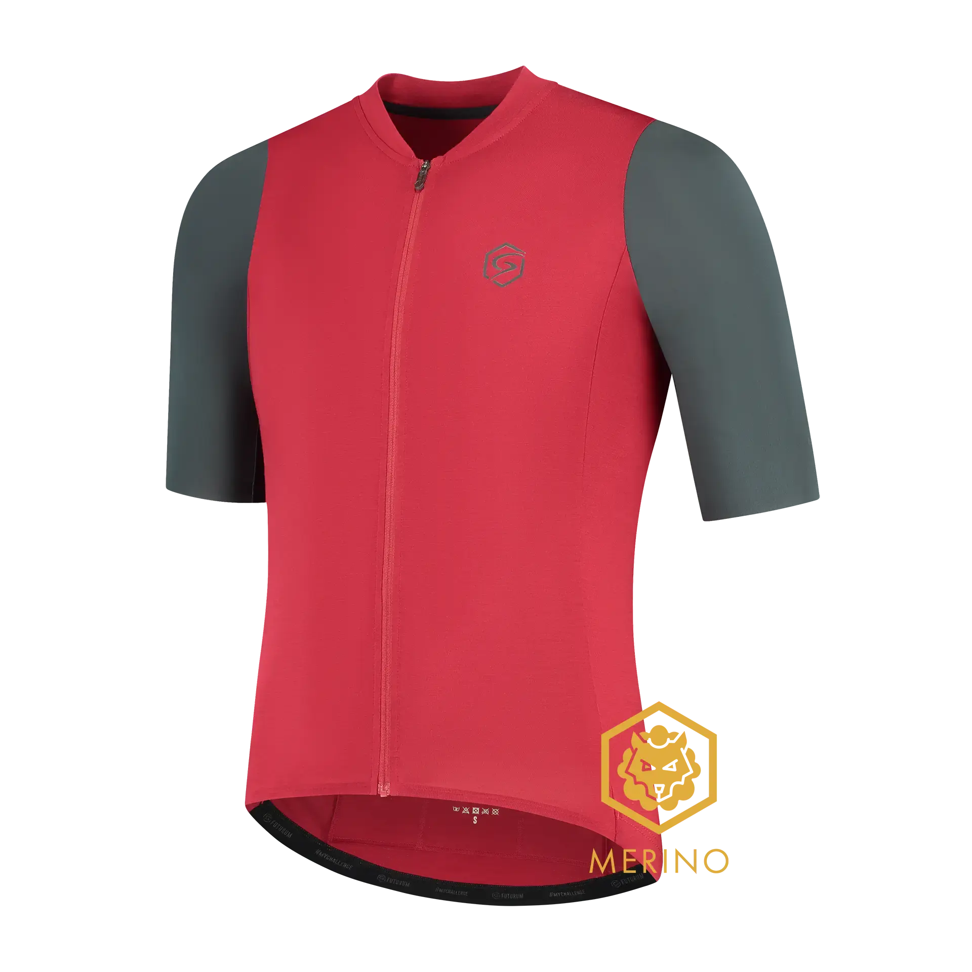 FUTURUM JORIS PRO Merino Fietsshirt Korte Mouwen Rood Heren