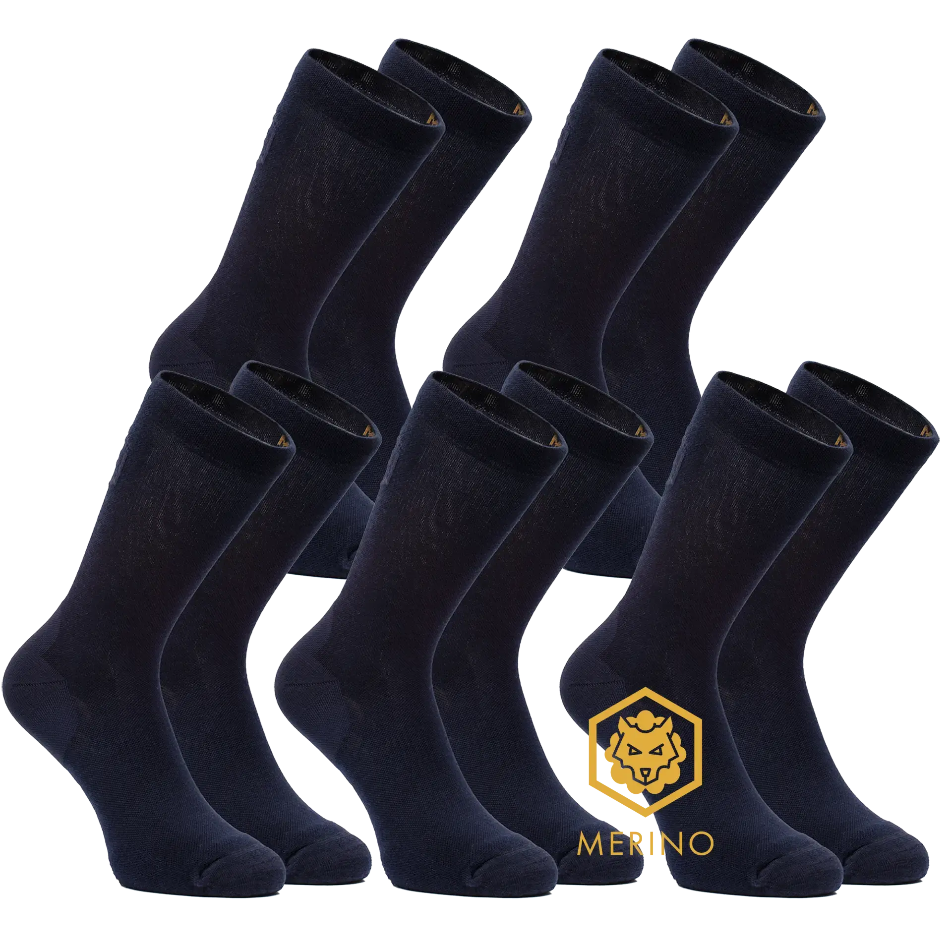 FUTURUM 4 SEASONS III Merino 5-Pack Fietssokken Donkerblauw