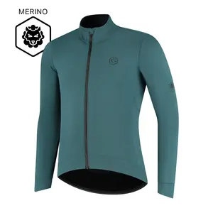 FUTURUM 4 SEASONS PRO Merino Fietsjack Groen/Blauw Heren