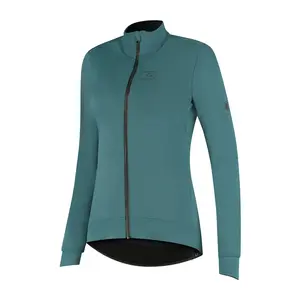 FUTURUM 4 SEASONS PRO Merino Fietsjack Groen/Blauw Dames