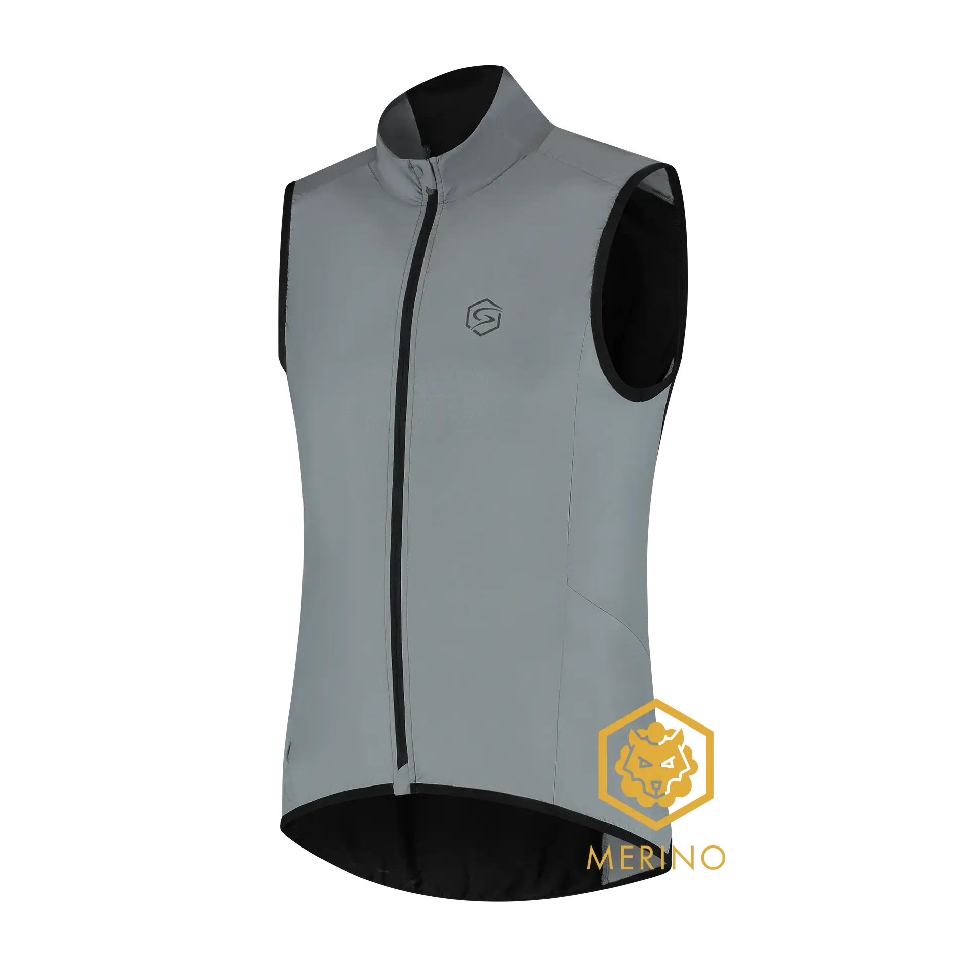 FUTURUM Superlight Merino Windvest II Grijs