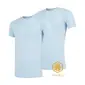 FUTURUM 4 SEASONS Merino Ondershirt Korte Mouwen Lichtblauw 2-Pack — afbeelding 1
