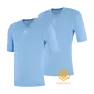 FUTURUM 4 SEASONS Merino Ondershirt Korte Mouwen Lichtblauw 2-Pack — afbeelding 1