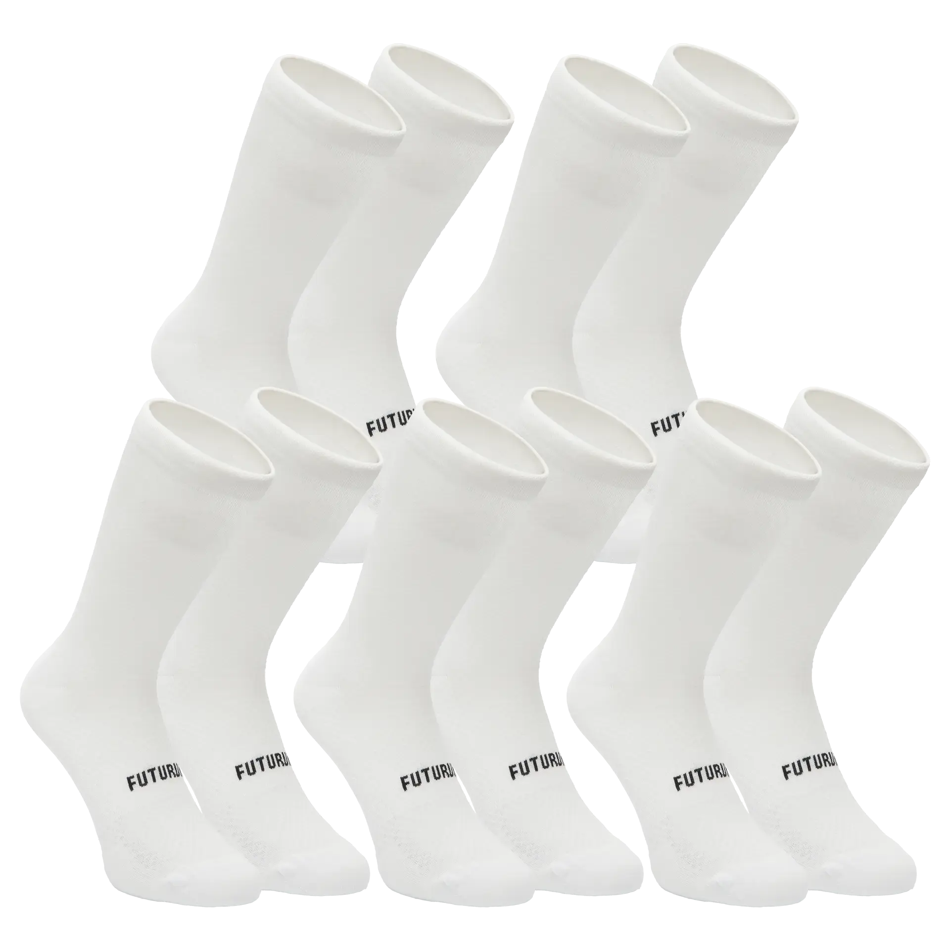 FUTURUM XTRA COOL Lyocell 5-pack Fietssokken Wit