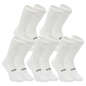 FUTURUM XTRA COOL Lyocell 5-pack Fietssokken Wit