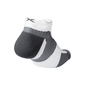 2XU Vectr Cushion No Show Compressiesokken Wit/Grijs