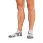 2XU Vectr Cushion No Show Compressiesokken Wit/Grijs