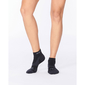 2XU Vectr Light Cushion 1/4 Crew Compressiesokken Zwart/Grijs