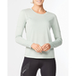 2XU Aero Hardloopshirt Lange Mouwen Mintgroen Dames