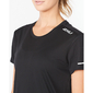 2XU Aero Hardloopshirt Korte Mouwen Zwart Dames