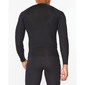 2XU Core Compression Hardloopshirt Lange Mouwen Zwart/Zilver Heren