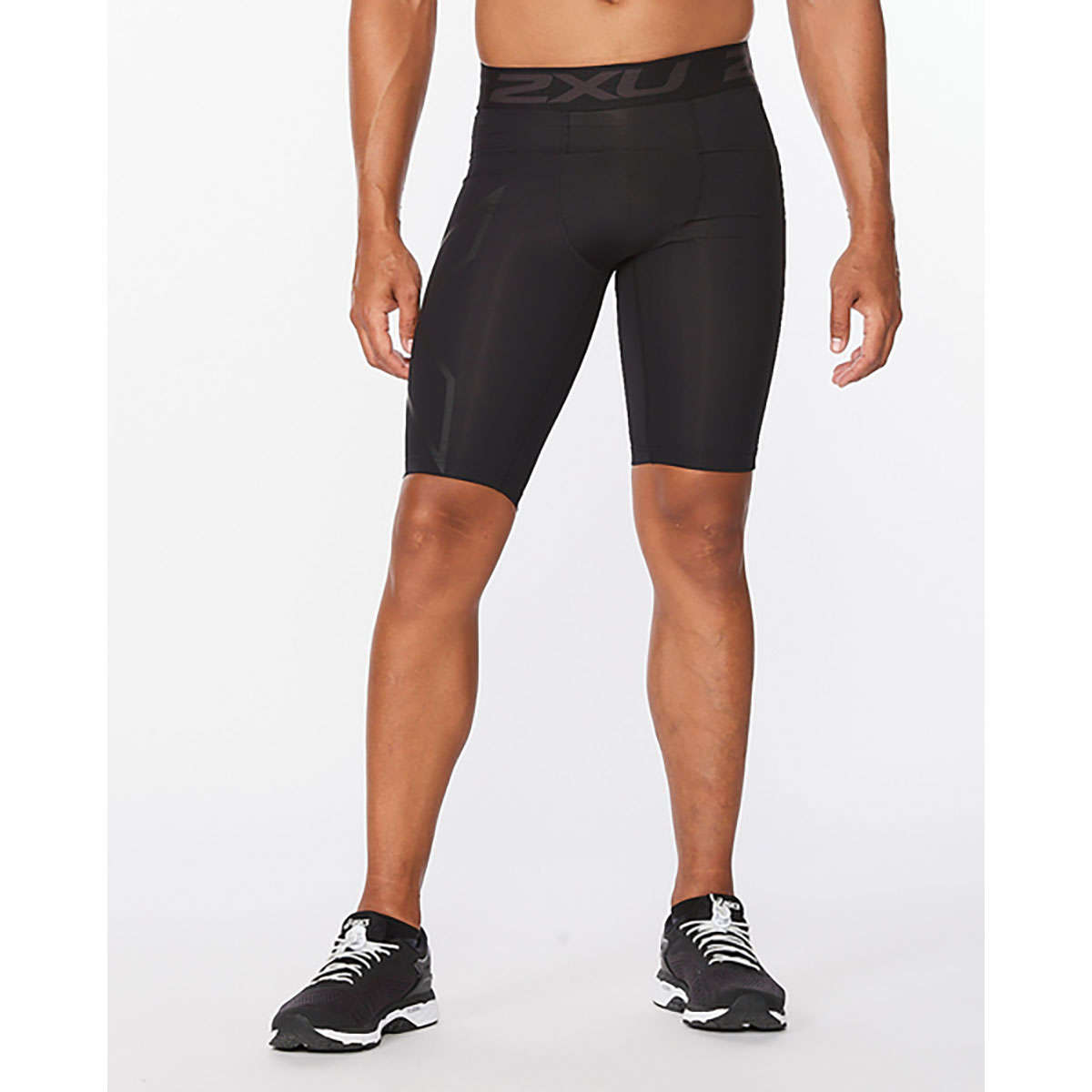 2XU Motion Compression Hardloopbroek Kort Zwart Heren