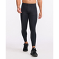 2XU Aero Vent Compression Hardloopbroek Lang Zwart/Wit Heren