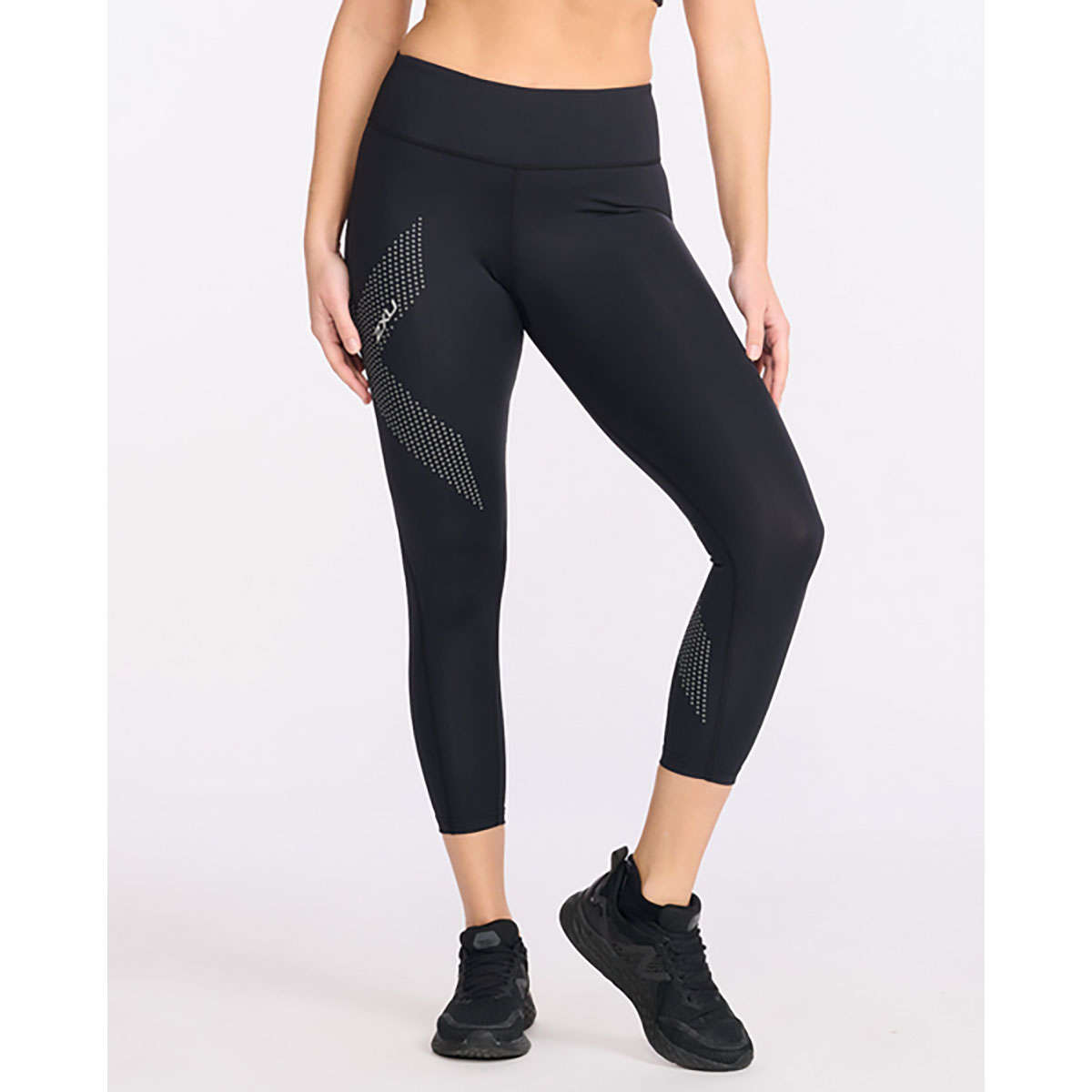 2XU Motion Mid-Rise Compression 7/8 Hardloopbroek Lang Zwart Dames