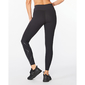 2XU Force Mid-Rise Compression Hardloopbroek Lang Zwart Dames