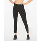 2XU Form Mid-Rise Compression Hardloopbroek Lang Zwart/Zilver Dames