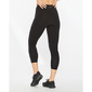 2XU Form Mid-Rise Compression 7/8 Hardloopbroek Zwart/Zilver Dames