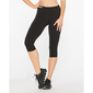 2XU Form Mid-Rise Compression Hardloopbroek Driekwart Zwart Dames