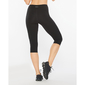 2XU Form Mid-Rise Compression Hardloopbroek Driekwart Zwart Dames