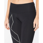 2XU Light Speed  Mid-Rise Compression Hardloopbroek Driekwart Zwart Dames