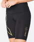 2XU Light Speed Mid-Rise Compression Hardloopbroek Kort Zwart Dames