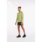 2XU Aero Hardloopshirt Lange Mouwen Groen Heren