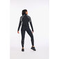 2XU Light Speed 1/2 Zip Hardloopshirt Lange Mouwen Zwart/Zilver Dames