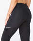 2XU Aero Vent Mid-Rise Compression Hardloopbroek 3/4 Zwart/Zilver Dames