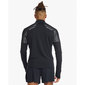 2XU Light Speed 1/2 Zip Hardloopshirt Lange Mouwen Zwart/Grijs Heren