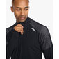 2XU Light Speed 1/2 Zip Hardloopshirt Lange Mouwen Zwart/Grijs Heren