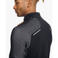 2XU Light Speed 1/2 Zip Hardloopshirt Lange Mouwen Zwart/Grijs Heren