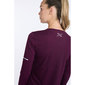 2XU Aero Hardloopshirt Lange Mouwen Donkerrood Dames