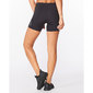 2XU Core Compression 5 inch Hardloopbroek Kort Zwart/Ziver Dames