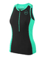 Zone3 Aquaflo Plus Tri Top Zwart/Grijs/Groen Dames