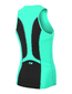 Zone3 Aquaflo Plus Tri Top Zwart/Grijs/Groen Dames