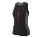 Zone3 Aquaflo Plus Top Zwart/Grijs/Neon Roze Dames