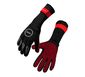 Zone3 Neoprene Swim Handschoenen Zwart/Rood