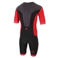 Zone3 Aquaflo Plus Trisuit Korte Mouwen Rood/Zwart Heren