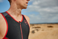 Zone3 Aquaflo Plus Trisuit Korte Mouwen Rood/Zwart Heren