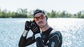 Zone3 Venator-X Zwembril Zwart/Goud met Polarized Revo Gold Lens