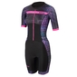 Zone3 Activate Plus Trisuit Korte Mouwen Zwart/Roze/Paars Dames