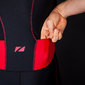 Zone3 Activate Trisuit Volledige Rits Korte Mouwen Zwart/Rood Heren