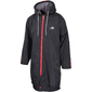 Zone3 Polar Fleece Parka Robe Jack Zwart/Rood/Grijs