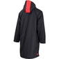 Zone3 Polar Fleece Parka Robe Jack Zwart/Rood/Grijs