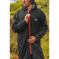 Zone3 Polar Fleece Parka Robe Jack Zwart/Rood/Grijs