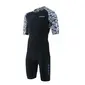 Zone3 Lava Aero Trisuit Korte Mouwen Zwart/Wit Heren