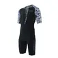 Zone3 Lava Aero Trisuit Korte Mouwen Zwart/Wit Heren