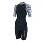 Zone3 Lava Trisuit Korte Mouwen Zwart/Wit Dames