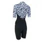 Zone3 Lava Trisuit Korte Mouwen Zwart/Wit Dames