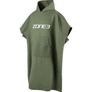 Zone3 Microfibre Omkleed Badjas Groen/Wit